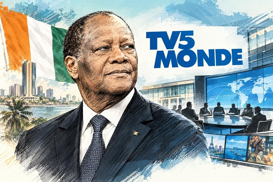 Le régime Ouattara aux portes de TV5 : un pas de plus vers une influence médiatique